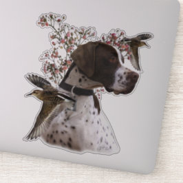 Adesivo O belo ponteiro no campo