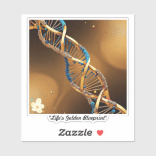 Adesivo "O Blueprint da vida descoberto"