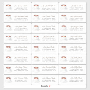 Adesivo O Café Love Está A Criar O Chá de panela Endereço