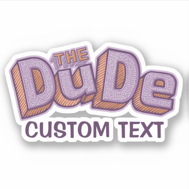 Adesivo O Cara (Frente)