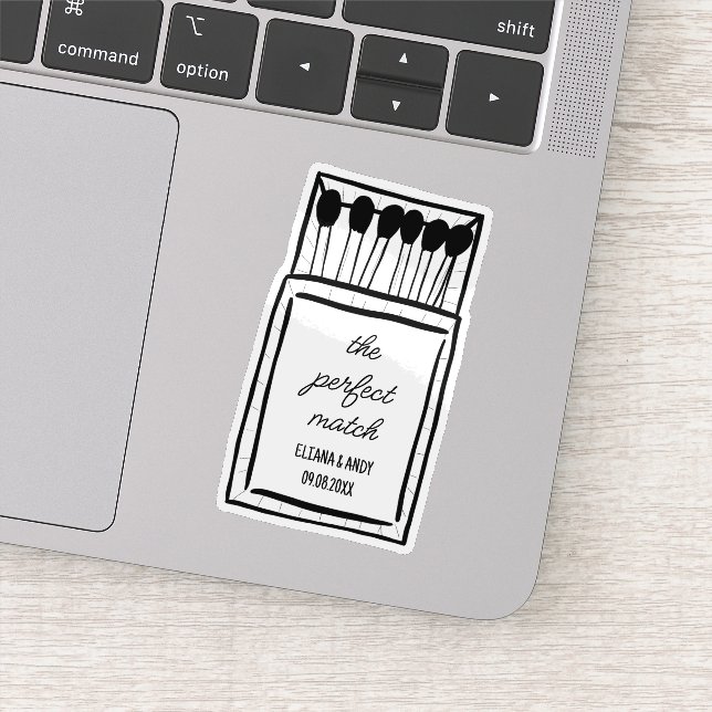 Adesivo O Casamento Personalizado Romântico da Coisa Perfe (Detalhe)