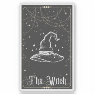 Adesivo O Chapéu da Bruxa Tarot