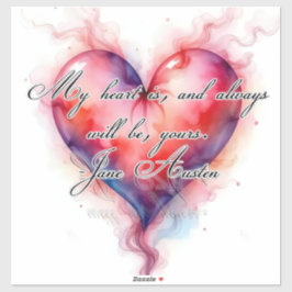 Adesivo O Coração de Austin