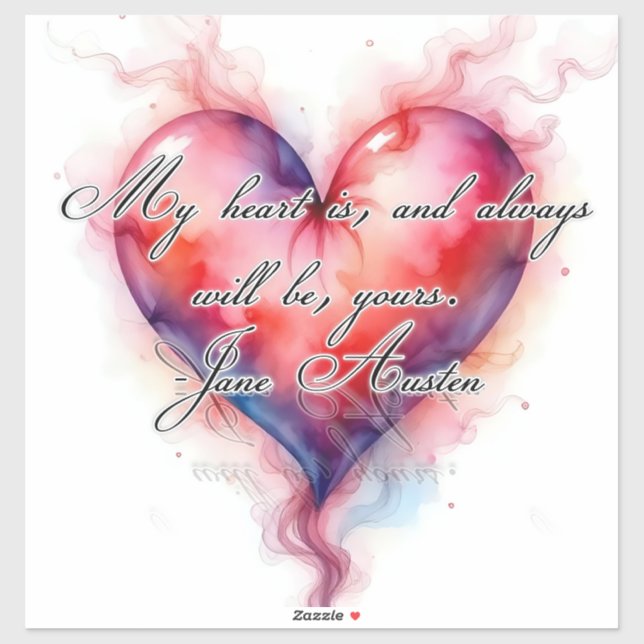 Adesivo O Coração de Austin (Folha)