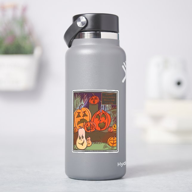 Adesivo O Corte Personalizado Do Halloween (HidroFlask)