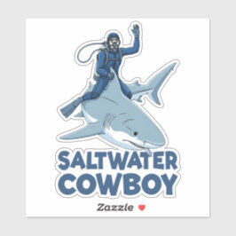 Adesivo O Cowboy da Água Salgada