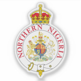 Adesivo O crachá do protetorado Norte da Nigéria