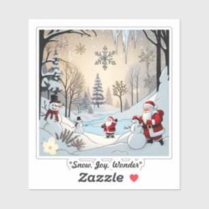 Adesivo "O Desmoronamento Pacífico de inverno"