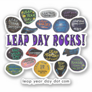 ADESIVO O DIA DO LEAP ROCKS!
