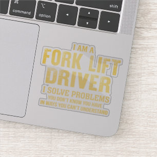 Adesivo O driver de elevação do garfo soluciona problemas