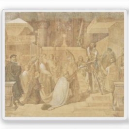 Adesivo O Duque de Alba Recebendo a Bênção do Papa