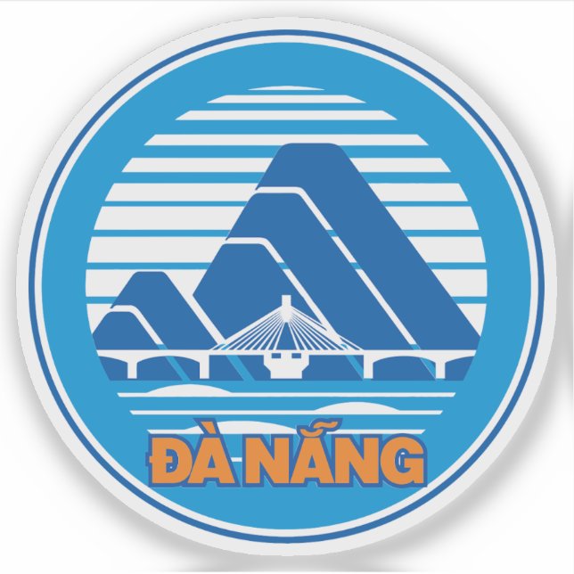 Adesivo O emblema de Da Nang, Vietnã (Frente)