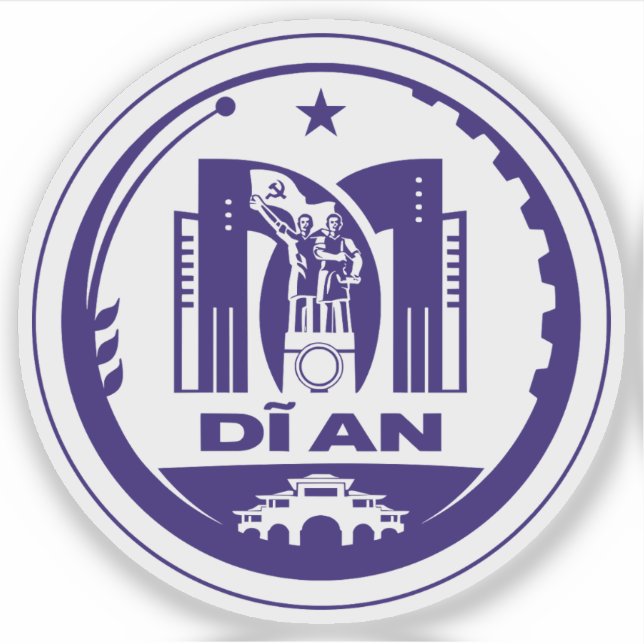 Adesivo O emblema de DiAn, Vietnã (Frente)