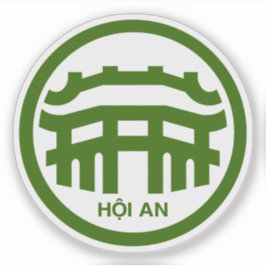 Adesivo O emblema de Hoi An, Vietnã