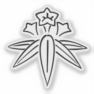 Adesivo O emblema de Kamakura, Kanagawa