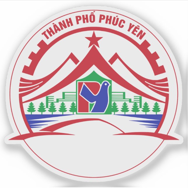 Adesivo O emblema de Thành Phúc Yên, Vietname (Frente)