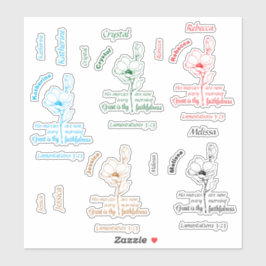 Adesivo O excelente é o teu conjunto de nomes personalizad