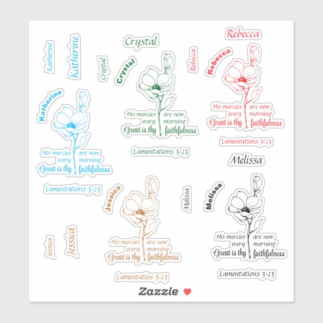 Adesivo O excelente é o teu conjunto de nomes personalizad (Folha)