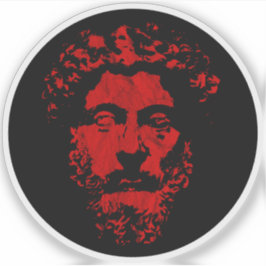 Adesivo O Excelente Stoic Marcus Aurelius - v3 vintage ver