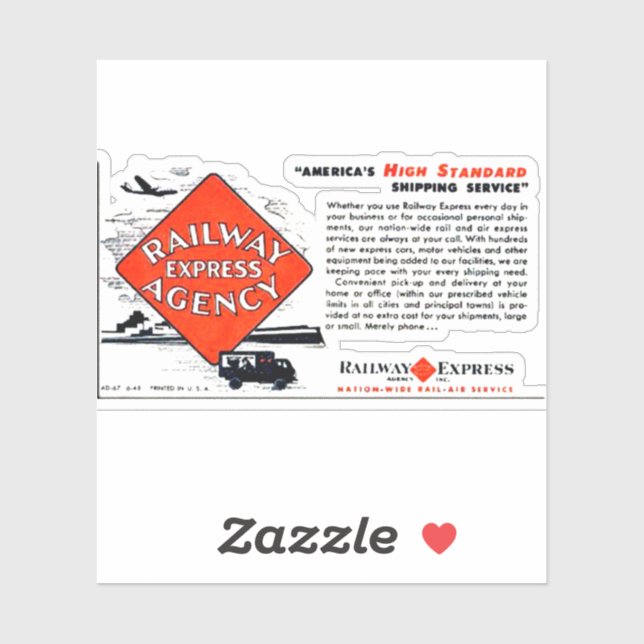 Adesivo O Expresso Ferroviário Americano (Folha)