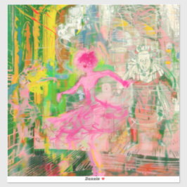 Adesivo O Falador - Caos do Balé Neon