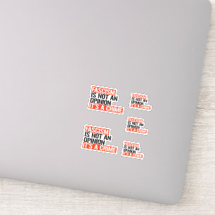 Adesivo O fascismo não é uma opinião