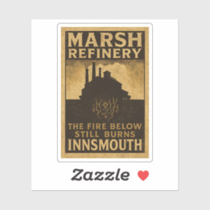 Adesivo O Fogo Abaixo Ainda Queima - Refinaria Marsh