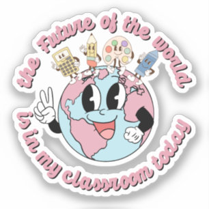 Adesivo O futuro do mundo está na minha classe