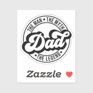 Adesivo O homem, o mito, a lenda, o pai, o pai, o pai,