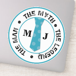 Adesivo O homem o mito da legenda nome personalizado