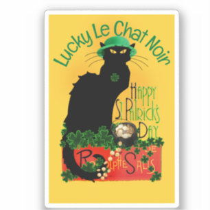 Adesivo O Le Chat Noir Dia de São Patrício