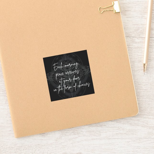 Adesivo O lembrete da forma das opções (Notebook)