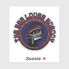 Adesivo O Mar Não Ama Ninguém Pixel Art