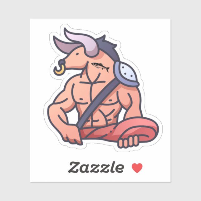 Adesivo O "MINNOWtaur" (Folha)