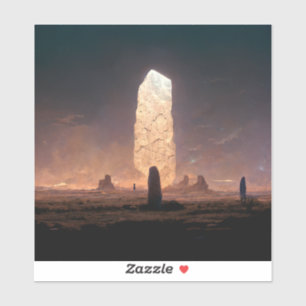 Adesivo O Monolith 4 Fantasy Sci-Fi