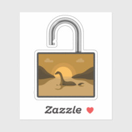 Adesivo O monstro do Ness Lock