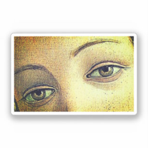 Adesivo O Nascimento de Vênus (detalhe dos olhos)