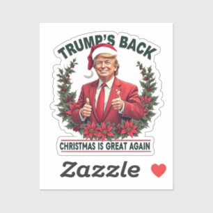 Adesivo O Natal de Trump é Excelente de novo Papais noeis