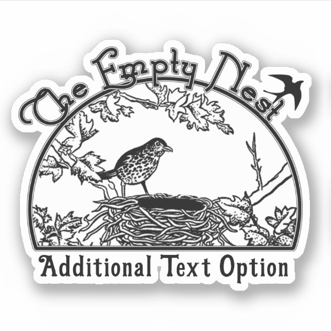 Adesivo O ninho vazio (Frente)