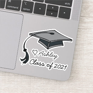 Adesivo O nome feito sob encomenda do ano da graduação