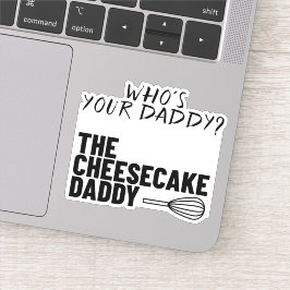 Adesivo O Pai Cheesecake Sticker White