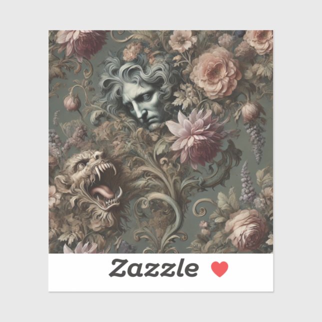 Adesivo O paradoxo do motorista - Travesseiro mítico gótic (Folha)