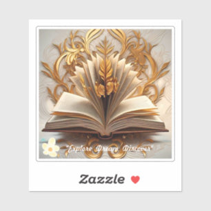 Adesivo "O Paraíso do Bookworm"