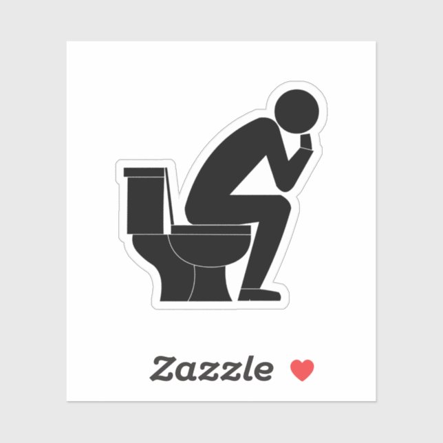 Adesivo O pensador (Folha)