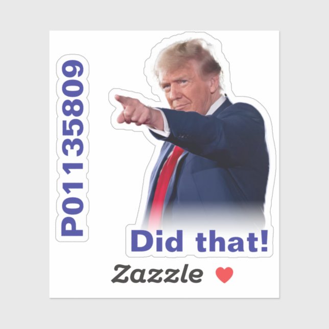 Adesivo O prisioneiro P01135809 fez isso! (Folha)