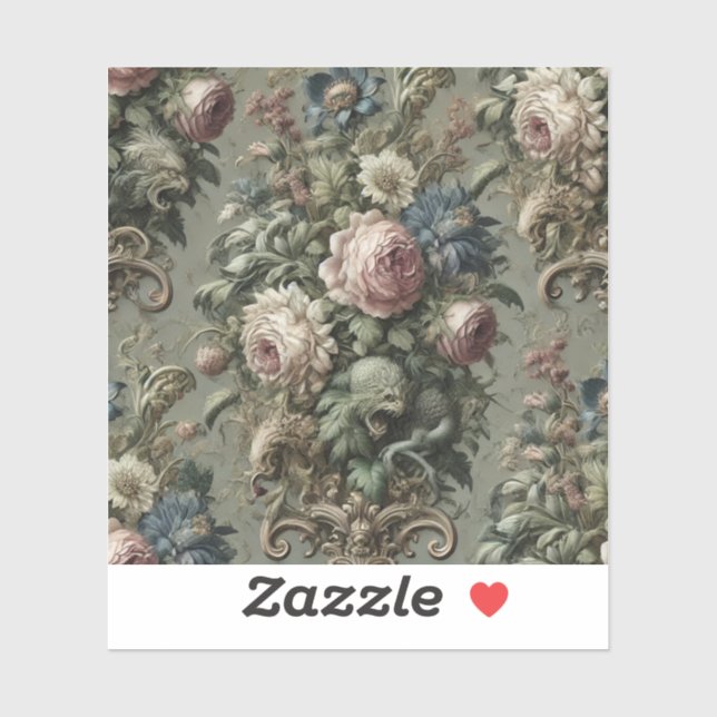 Adesivo O que está debaixo do Bloom - Vitoriano Gótico (Folha)