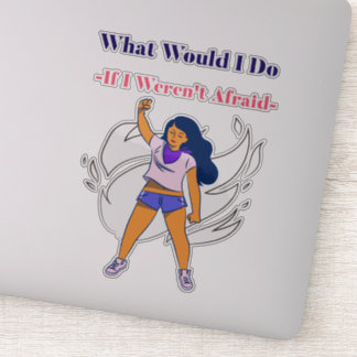 Adesivo O que faria eu não estava com medo, Sticker?