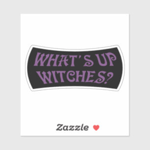 Adesivo O que há com bruxas? Dia das Bruxas