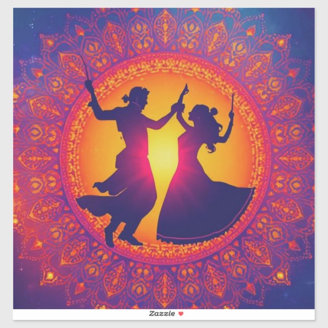 Adesivo O ritmo eterno de Shakti (Folha)