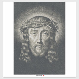 Adesivo O rosto sagrado cheio de espinhos